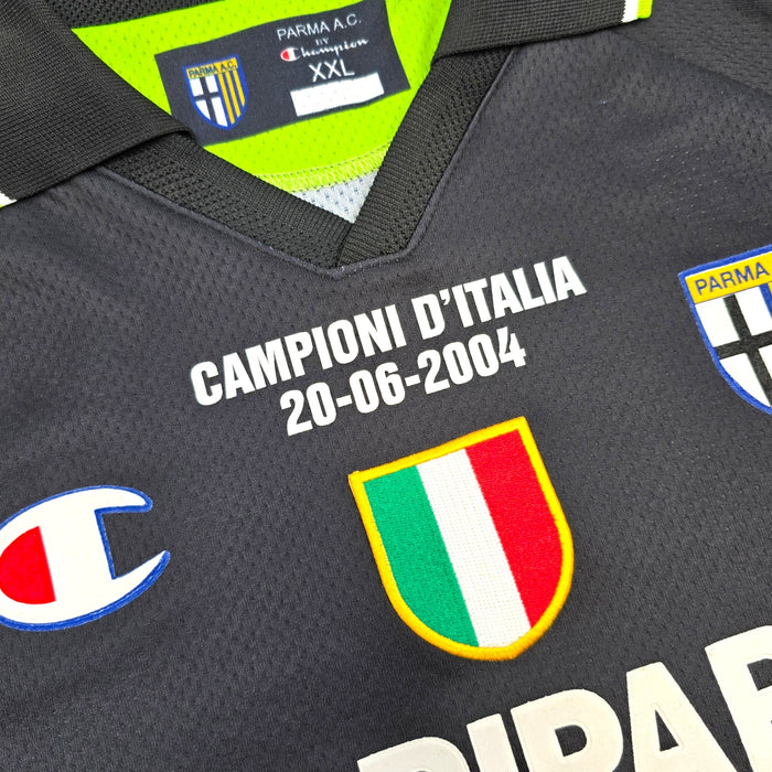 2003/04 Parma Goal Keeper Football Shirt (2XL) Champion 22 Voconi - Football Finery - FF306476