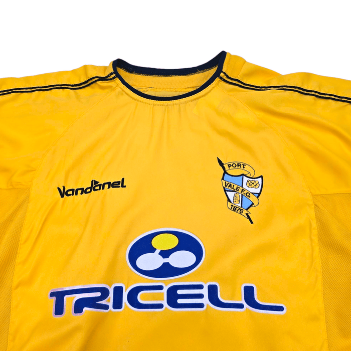 2003/04 Port Vale Away Football Shirt (S) Vandanel - Football Finery - FF300859