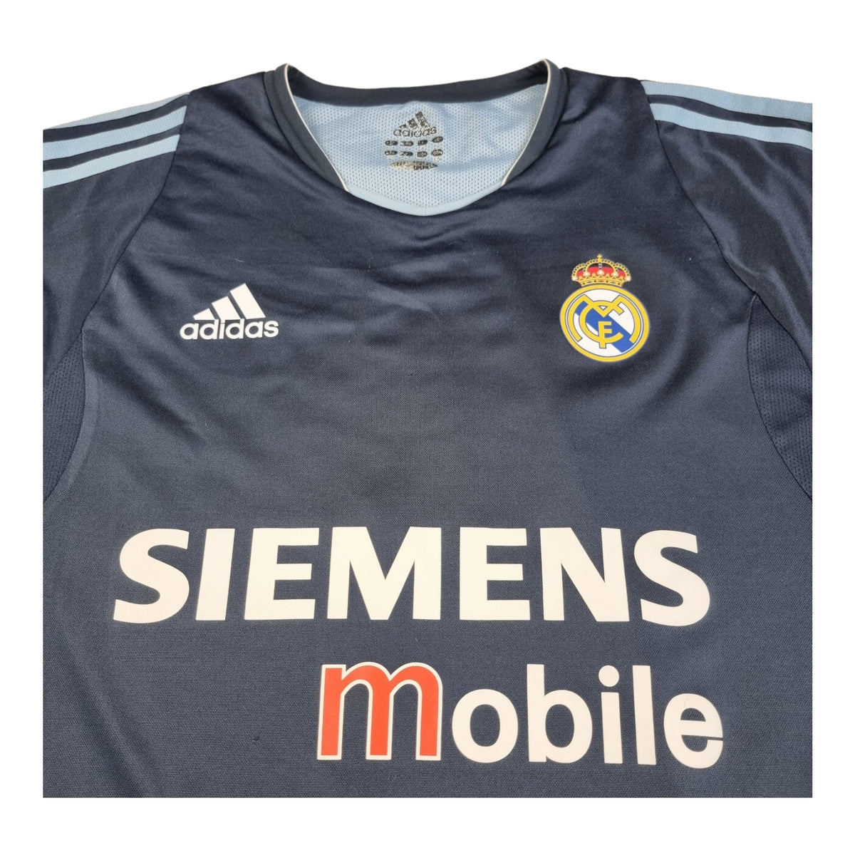 2003/04 Real Madrid Away Football Shirt (L) Adidas #5 Zidane - Football Finery - FF202813