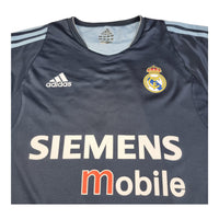 2003/04 Real Madrid Away Football Shirt (L) Adidas #5 Zidane - Football Finery - FF202813