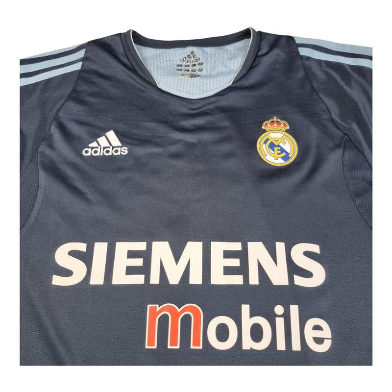 2003/04 Real Madrid Away Football Shirt (L) Adidas #5 Zidane - Football Finery - FF202813