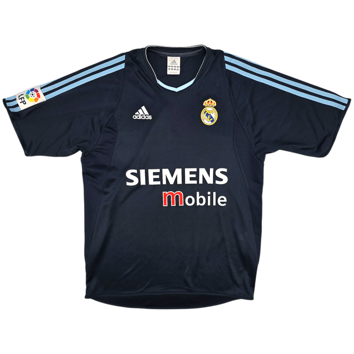 2003/04 Real Madrid Away Football Shirt (M) Adidas 9 Ronaldo - Football Finery - FF302465