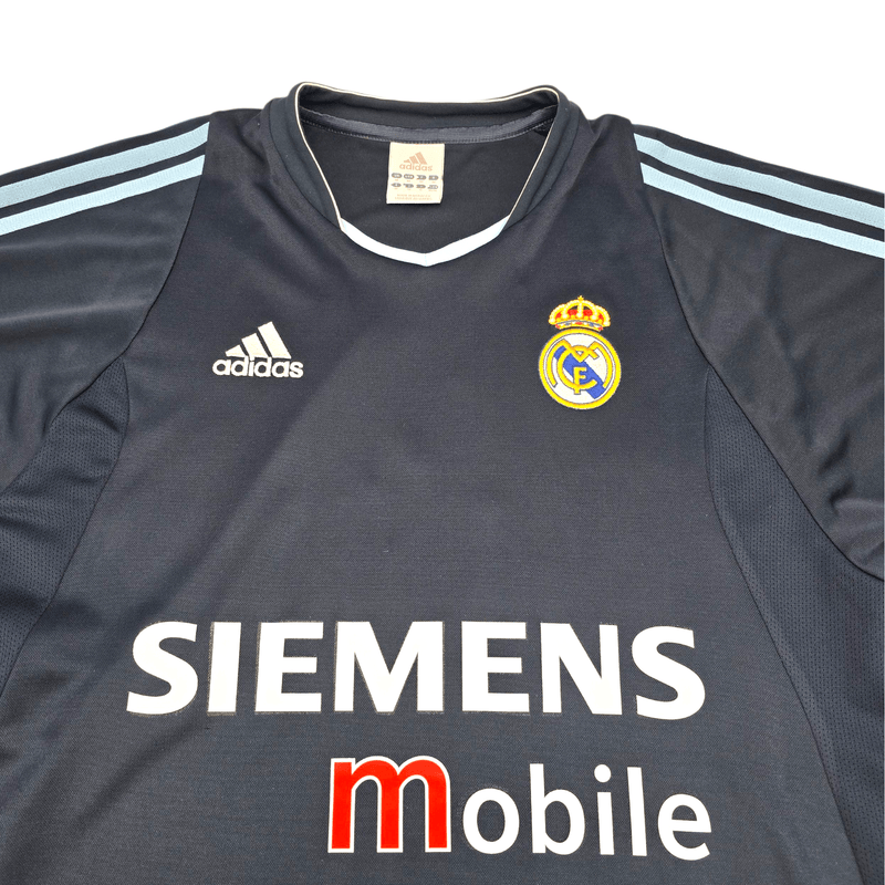 2003/04 Real Madrid Away Football Shirt (M) Adidas 9 Ronaldo - Football Finery - FF302465