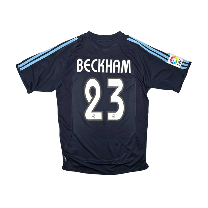 2003/04 Real Madrid Away Football Shirt (S) Adidas #23 Beckham - Football Finery - FF203793