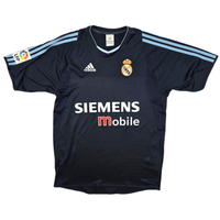 2003/04 Real Madrid Away Football Shirt (S) Adidas #5 Zidane - Football Finery - FF301123