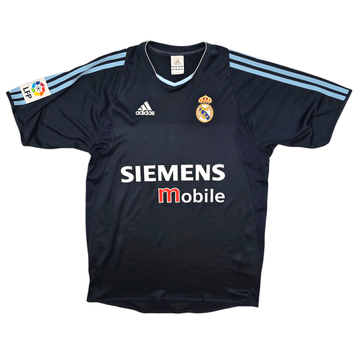 2003/04 Real Madrid Away Football Shirt (S) Adidas #5 Zidane - Football Finery - FF301123