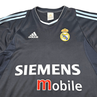 2003/04 Real Madrid Away Football Shirt (S) Adidas #5 Zidane - Football Finery - FF301123