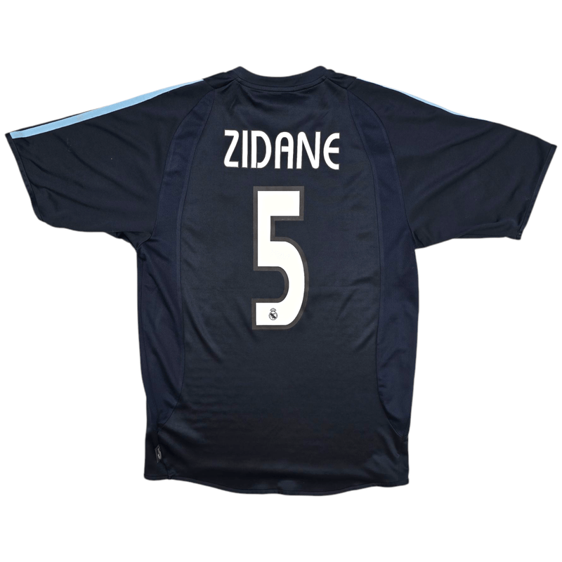 2003/04 Real Madrid Away Football Shirt (S) Adidas #5 Zidane - Football Finery - FF301123