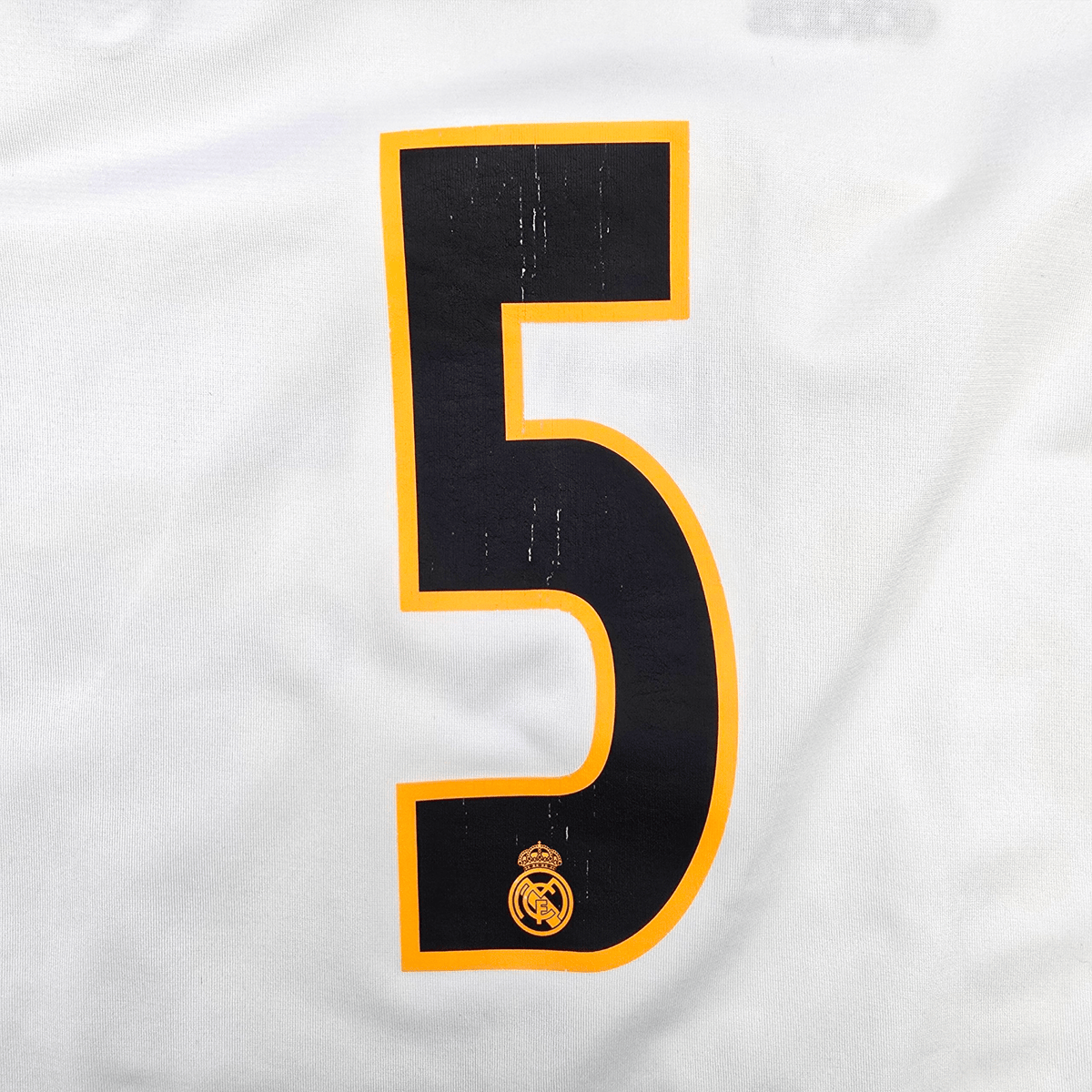 2003/04 Real Madrid Home Football Shirt (L) Adidas 5 Zidane - Football Finery - FF302990