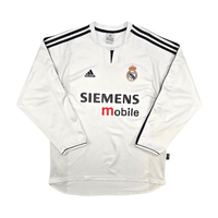 2003/04 Real Madrid Home Football Shirt (XL) Adidas 23 Beckham - Football Finery - FF302723