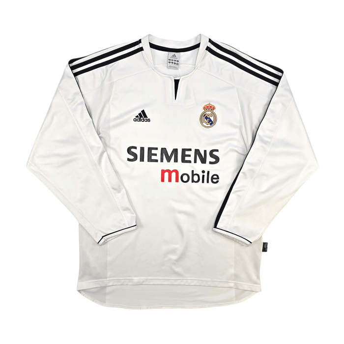 2003/04 Real Madrid Home Football Shirt (XL) Adidas 23 Beckham - Football Finery - FF302723