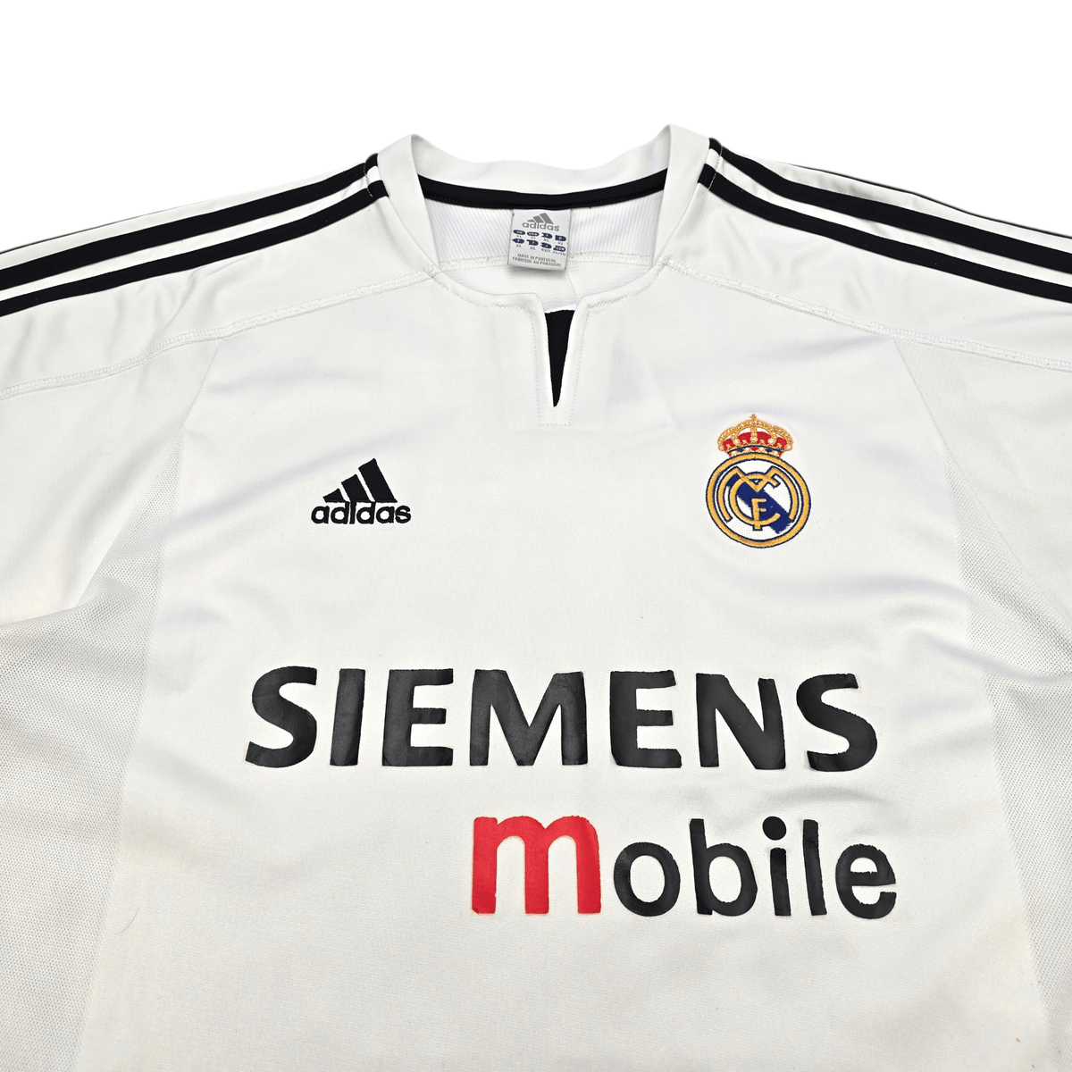 2003/04 Real Madrid Home Football Shirt (XL) Adidas 23 Beckham - Football Finery - FF302723