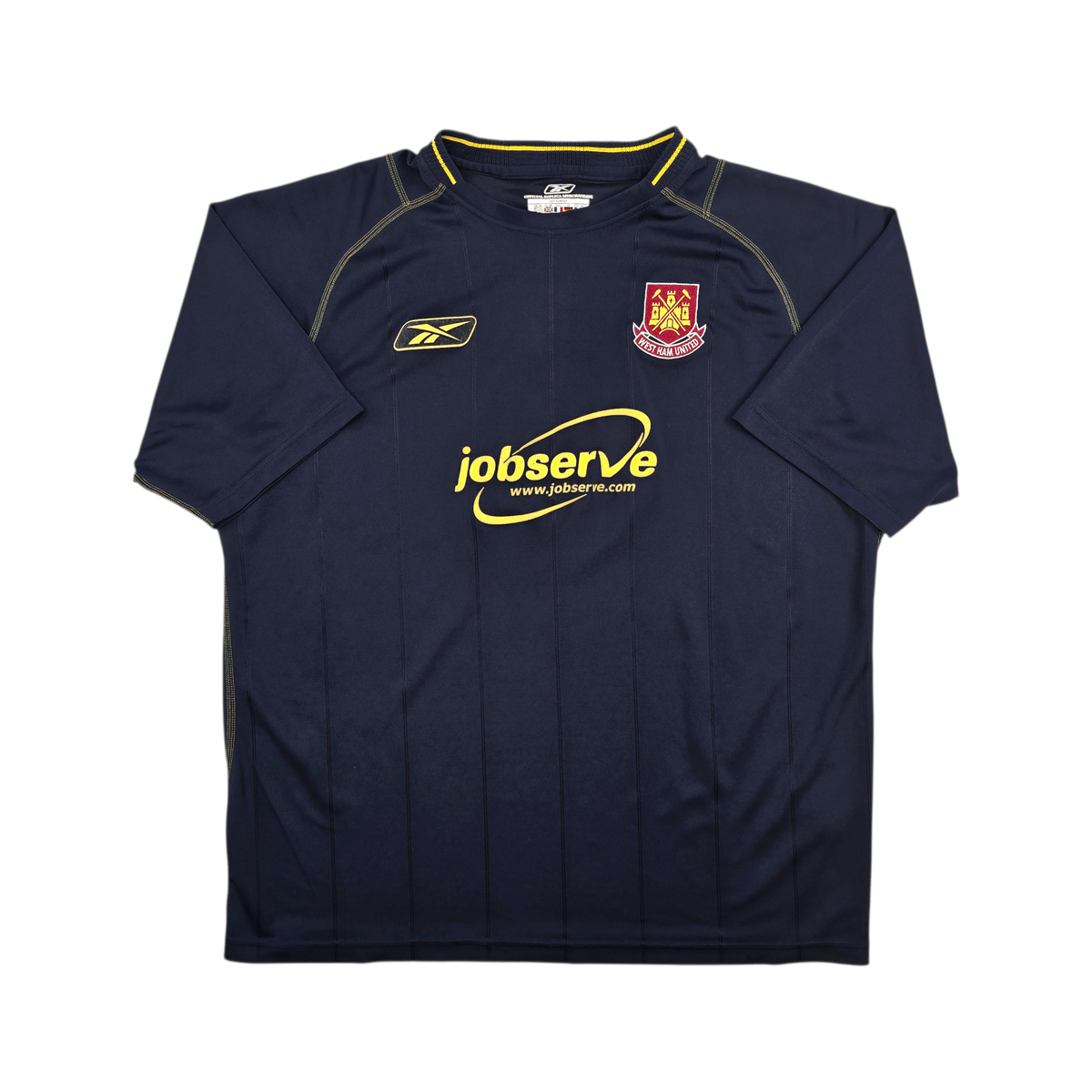 2003/04 West Ham United Away Football Shirt (XL) Reebok 4 - Football Finery - FF304167