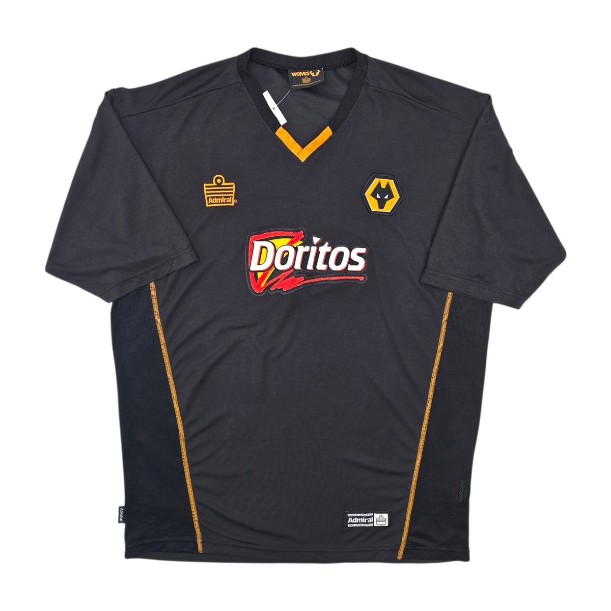 2003/04 Wolverhampton Wanderers Away Football Shirt (L) Admiral - Football Finery - FF307473