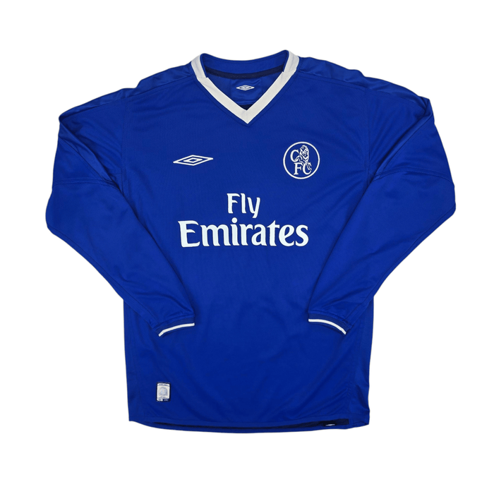 2003/05 Chelsea Home Football Shirt (M) Umbro #21 Crespo - Football Finery - FF300344