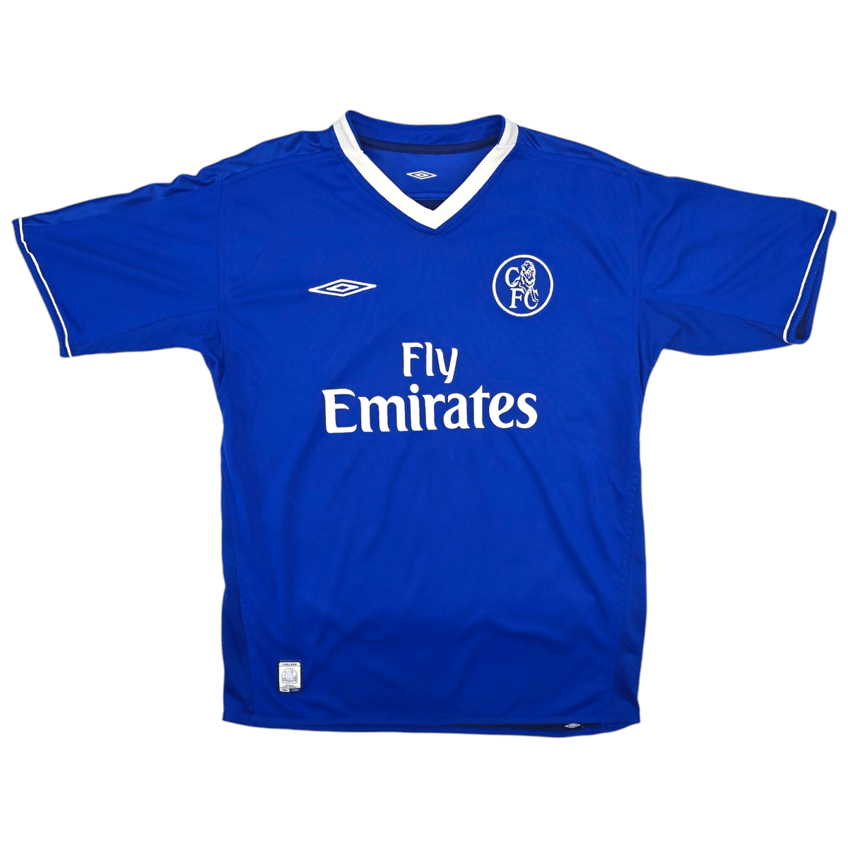 2003/05 Chelsea Home Football Shirt (M) Umbro 4 Makelele - Football Finery - FF300341