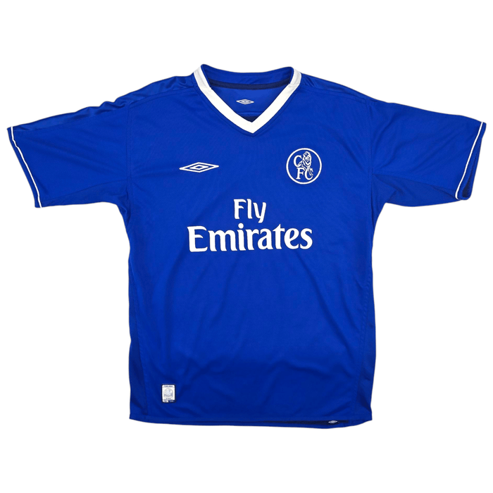 2003/05 Chelsea Home Football Shirt (M) Umbro 4 Makelele - Football Finery - FF300341