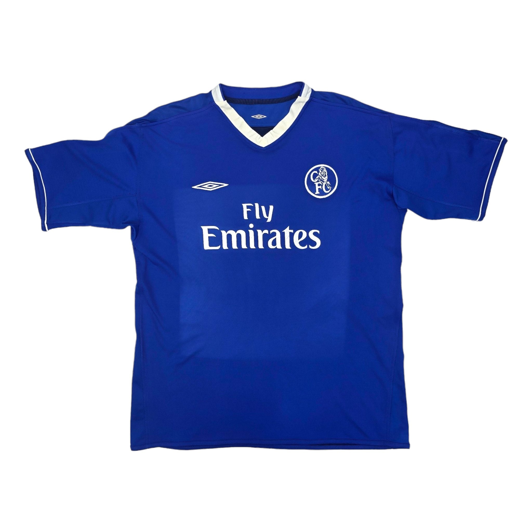 2003 05 Chelsea Home Football Shirt XL Umbro 30 Gronkjaer
