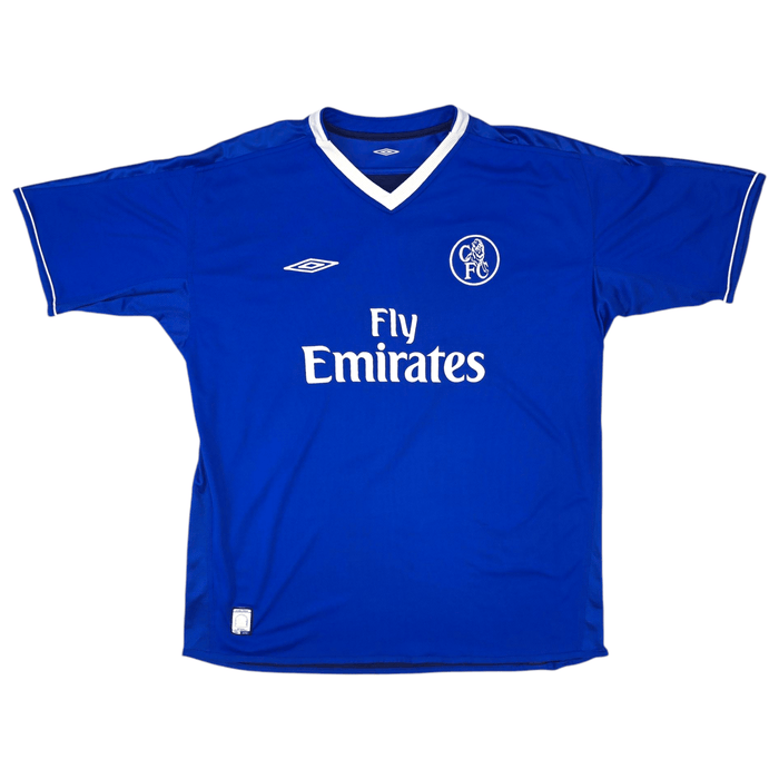 2003/05 Chelsea Home Football Shirt (XL) Umbro 8 Lampard - Football Finery - FF300977