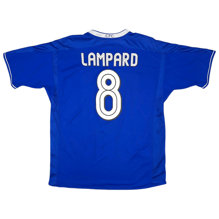 2003/05 Chelsea Home Football Shirt (XL) Umbro 8 Lampard - Football Finery - FF300977