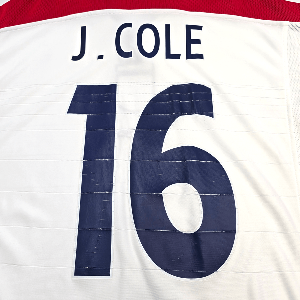 2003/05 England Home Football Shirt (L) Umbro 16 J. Cole - Football Finery - FF304133
