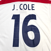 2003/05 England Home Football Shirt (L) Umbro 16 J. Cole - Football Finery - FF304133