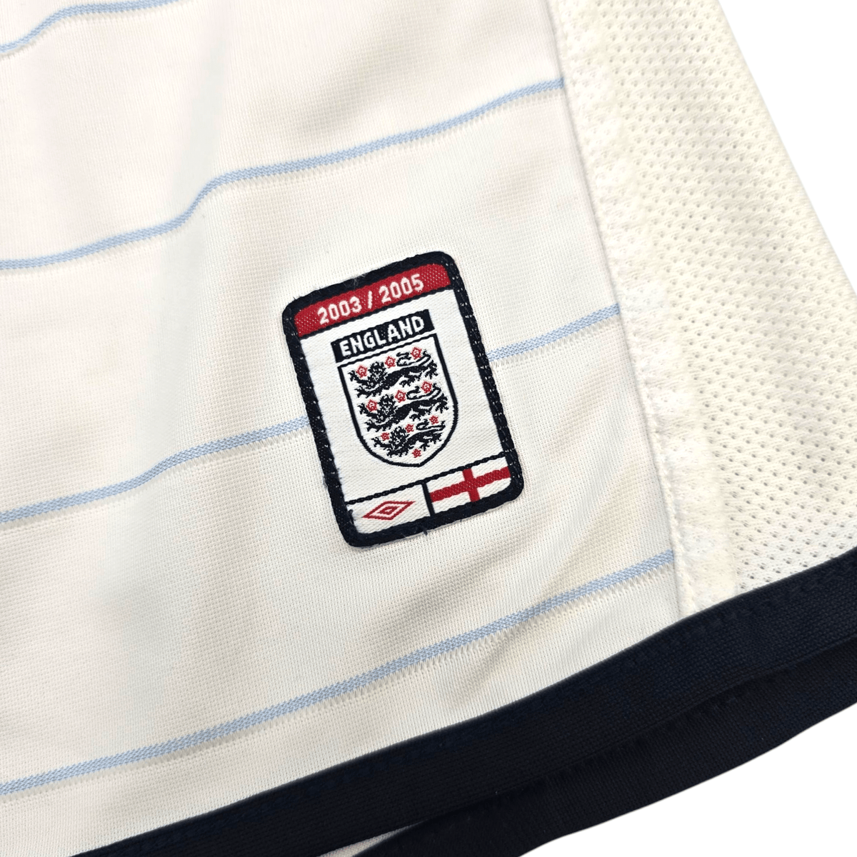 2003/05 England Home Football Shirt (S) Umbro 5 Ferdinand - Football Finery - FF300629