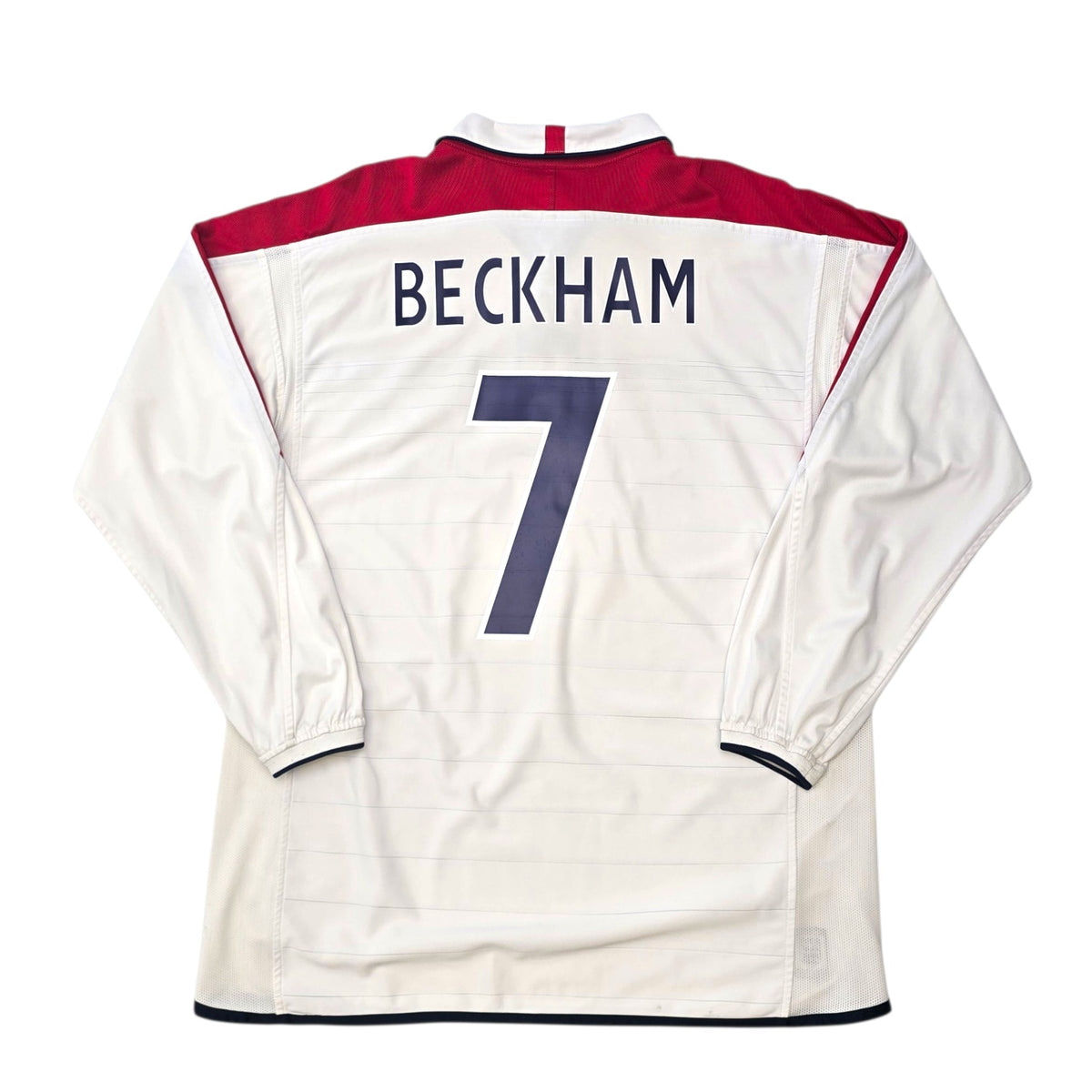 2003/05 England Home Football Shirt (XL) Umbro 7 Beckham - Football Finery - FF304792