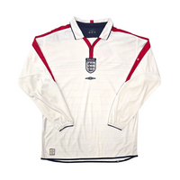 2003/05 England Home Football Shirt (XL) Umbro - Football Finery - FF302985