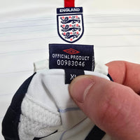 2003/05 England Home Football Shirt (XL) Umbro - Football Finery - FF304706