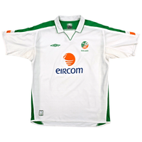 2003/05 Ireland Away Football Shirt (XL) Umbro - Football Finery - FF303542