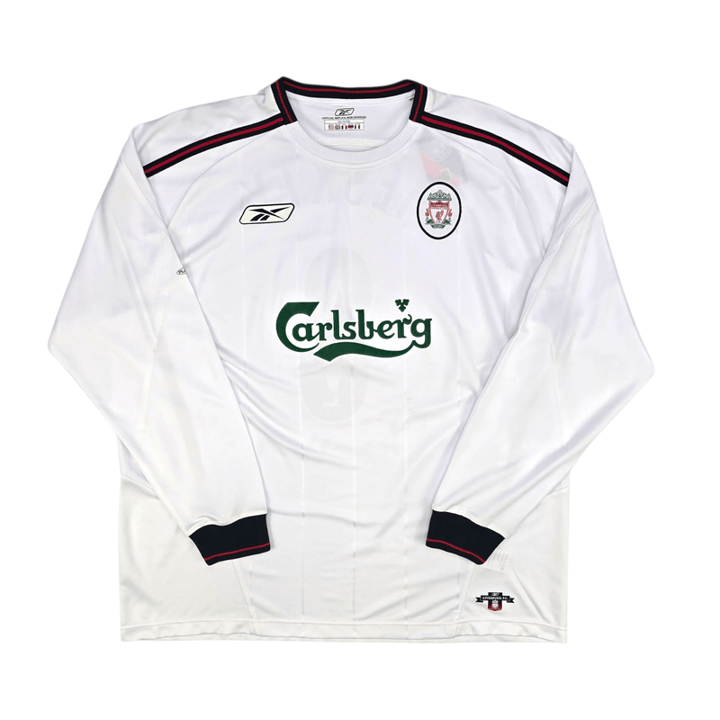 2003/05 Liverpool Away Football Shirt (2XL) Reebok 8 Heskey - Football Finery - FF302554