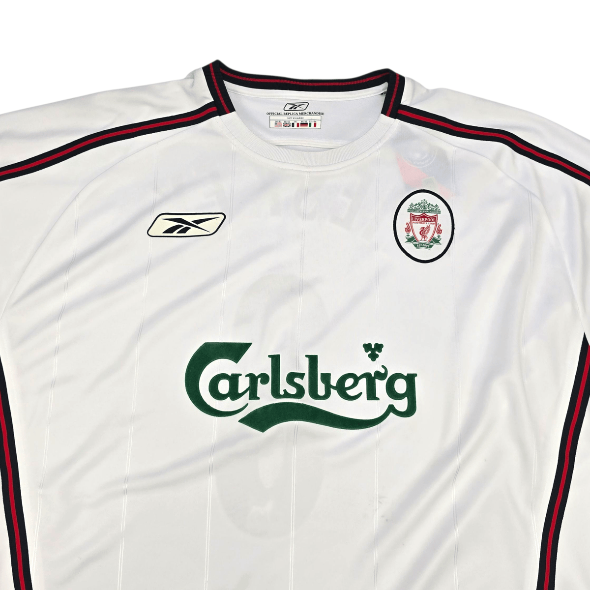 2003/05 Liverpool Away Football Shirt (2XL) Reebok 8 Heskey - Football Finery - FF302554