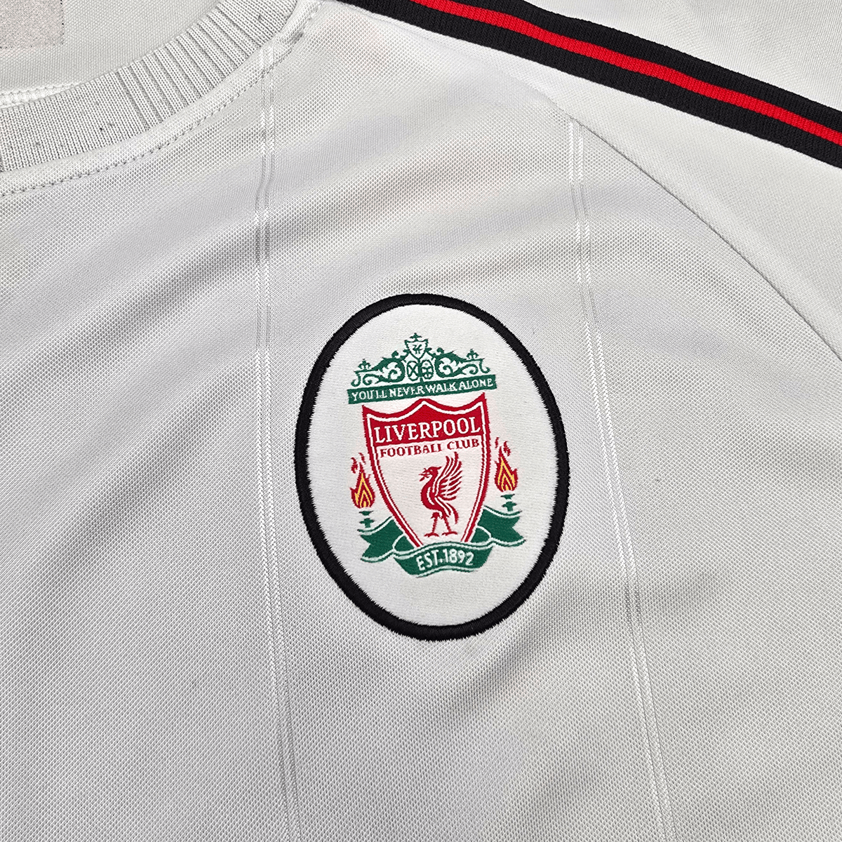 2003/05 Liverpool Away Football Shirt (L) Reebok 17 Gerrard - Football Finery - FF304206