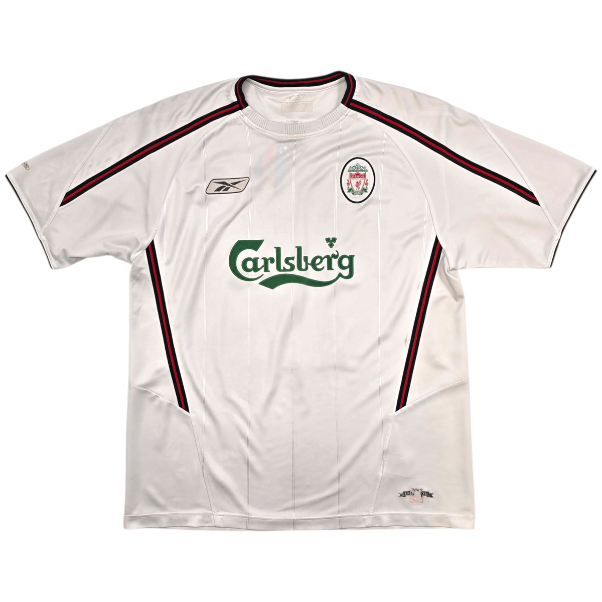 2003/05 Liverpool Away Football Shirt (L) Reebok 17 Gerrard - Football Finery - FF304206