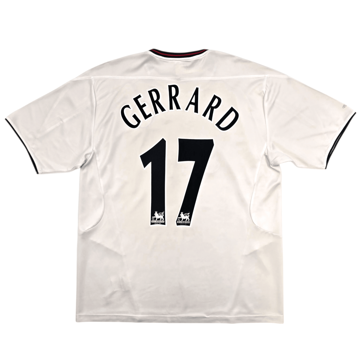 2003/05 Liverpool Away Football Shirt (L) Reebok 17 Gerrard - Football Finery - FF304206