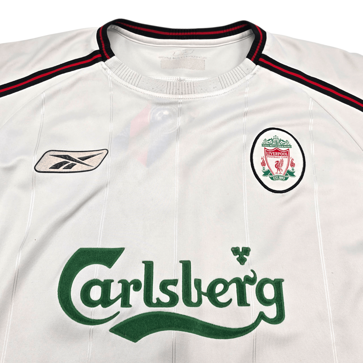 2003/05 Liverpool Away Football Shirt (L) Reebok 17 Gerrard - Football Finery - FF304206