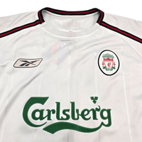2003/05 Liverpool Away Football Shirt (L) Reebok 17 Gerrard - Football Finery - FF304206