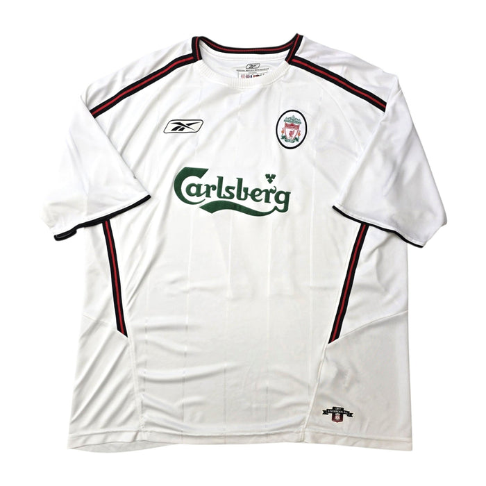2003/05 Liverpool Away Football Shirt (XL) Reebok #17 Gerrard - Football Finery - FF307766C