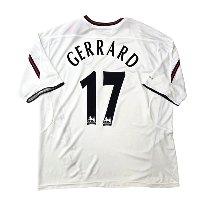2003/05 Liverpool Away Football Shirt (XL) Reebok #17 Gerrard - Football Finery - FF307766C