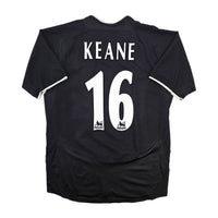 2003/05 Manchester United Away Football Shirt (M) Nike #16 Keane - Football Finery - FF307634