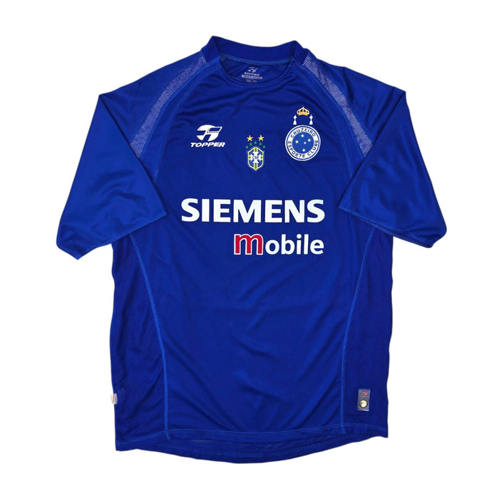 2004 Cruzeiro Home Football Shirt (XL) Topper #7 - Football Finery - FF308048