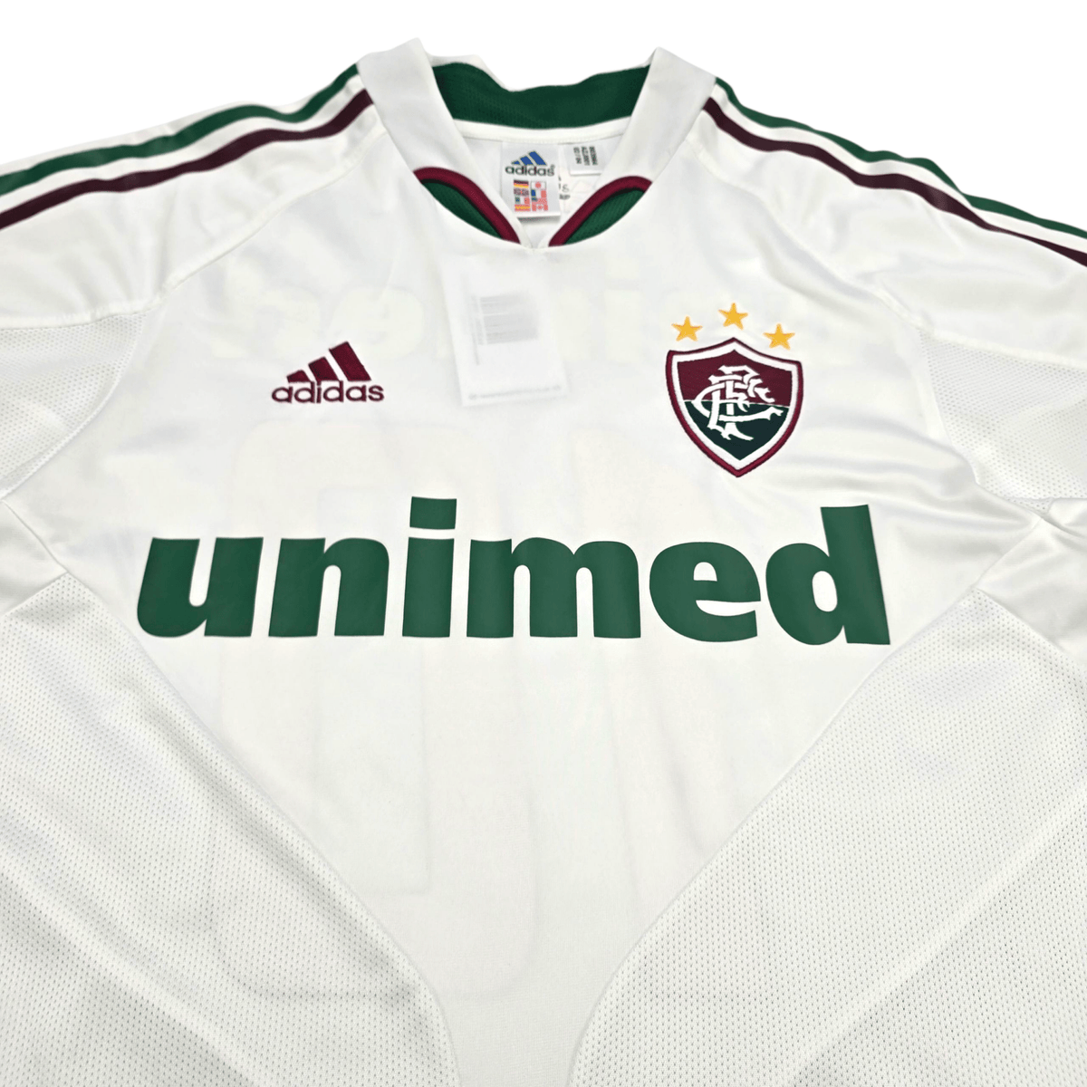 2004 Fluminense Away Football Shirt (M) Adidas 10 - Football Finery - FF302247