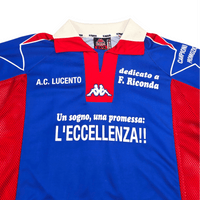 2004/05 AC Lucento Home Football Shirt (XL) Kappa 66 Paolino - Football Finery - FF301099