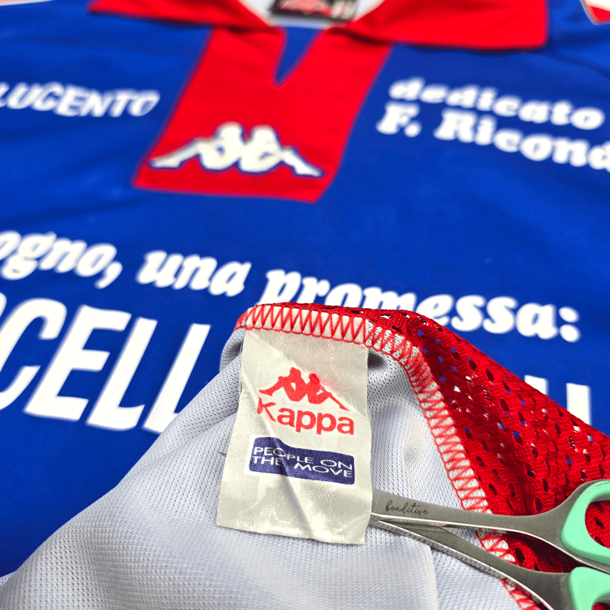 2004/05 AC Lucento Home Football Shirt (XL) Kappa 66 Paolino - Football Finery - FF301099