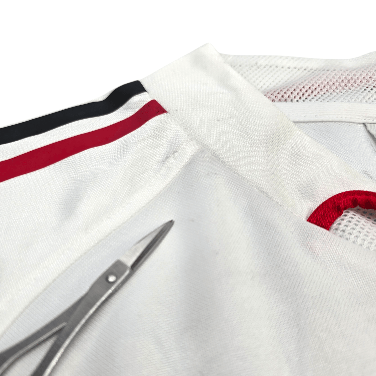 2004/05 AC Milan Away Football Shirt (M) Adidas 7 Shevchenko - Football Finery - FF302910