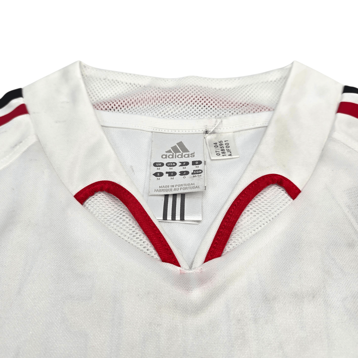 2004/05 AC Milan Away Football Shirt (M) Adidas 7 Shevchenko - Football Finery - FF302910