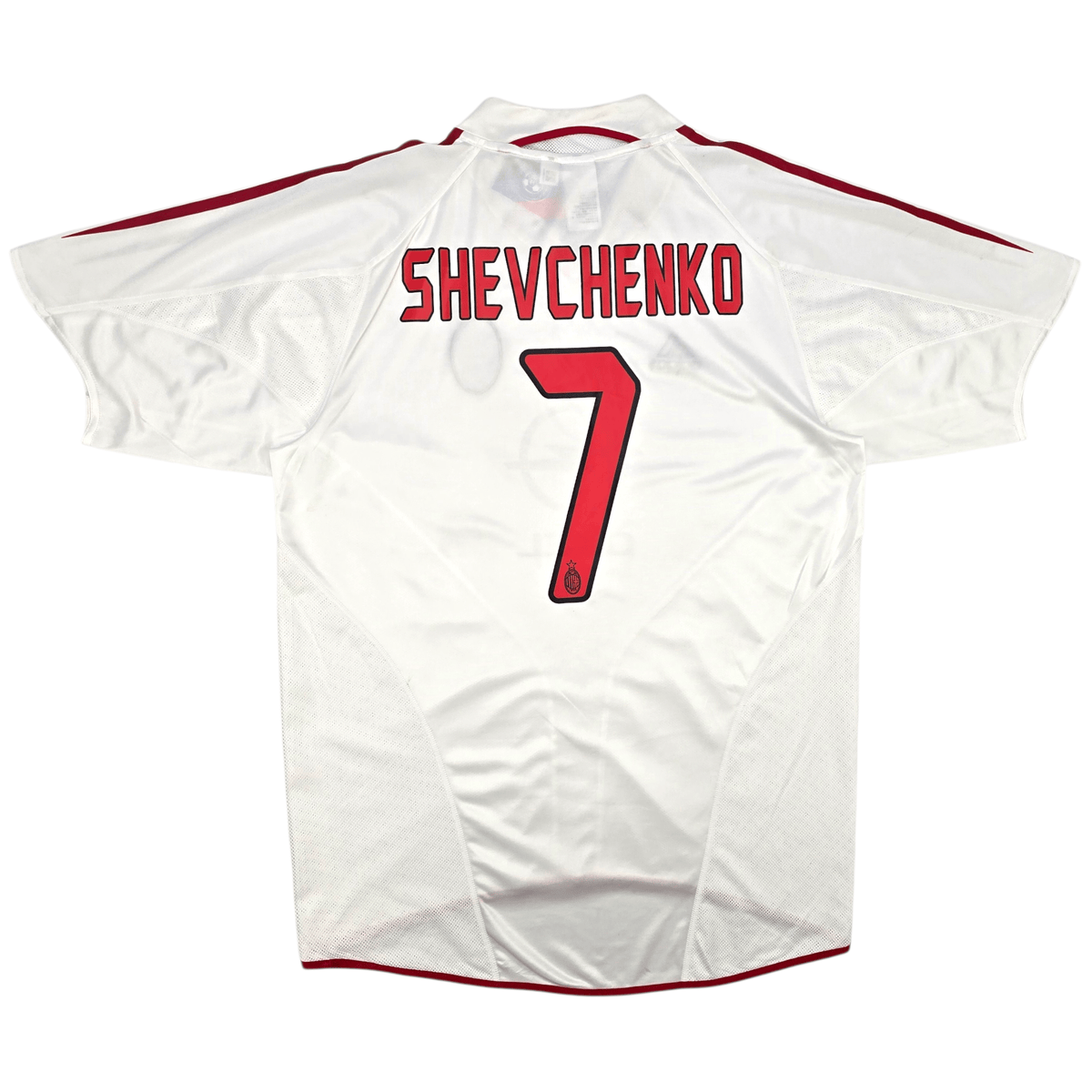 2004/05 AC Milan Away Football Shirt (M) Adidas 7 Shevchenko - Football Finery - FF302910