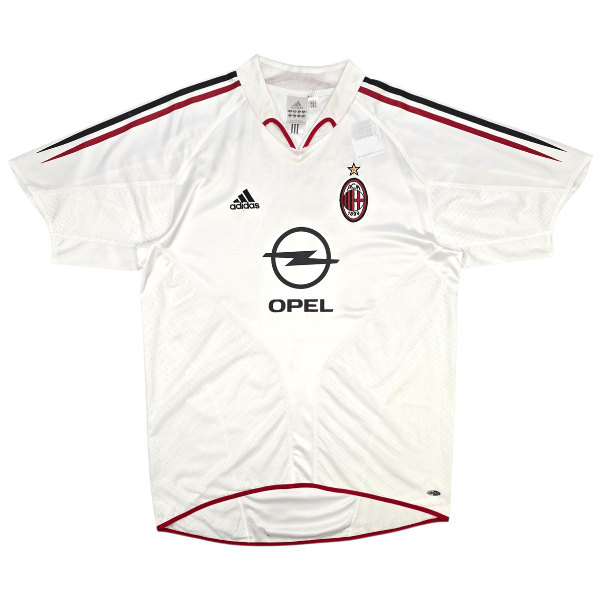 2004/05 AC Milan Away Football Shirt (M) Adidas 7 Shevchenko - Football Finery - FF302910