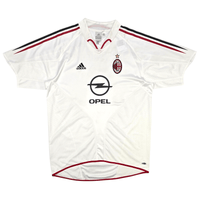 2004/05 AC Milan Away Football Shirt (M) Adidas 7 Shevchenko - Football Finery - FF302910